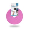 VELCRO® Pink Hook & Loop Tape, 10mm Width x 25 m Length, 2.35mm Thickness, Polyamide and Polypropylene Material VEL-OW64109