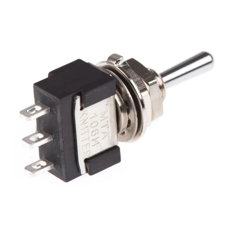 KNITTER-SWITCH Panel Mount Toggle Switch On-Off-On SPDT 30V dc 250V ac MTA 106 H