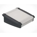 Bopla Alu-Topline Series Grey Aluminium Desktop Enclosure Sloped Front 150 mm x 181.2 mm x 68.2 92865150.MT6 ATPH 1865-0150