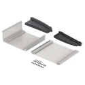Bopla Alu-Topline Series Grey Aluminium Desktop Enclosure Sloped Front 150 mm x 181.2 mm x 68.2 92865150.MT6 ATPH 1865-0150