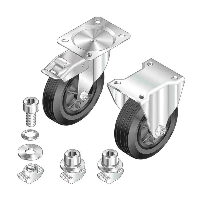 Bosch Rexroth Roller Fastening Kit Connecting Component, Strut Profile 40 mm, 45 mm, 50 mm, 60 mm, Groove Size 10 3842259794