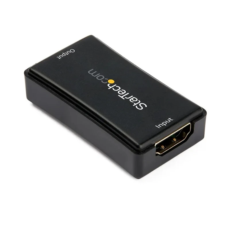 StarTech.com 1 Port HDMI over HDMI Extender 14m, 4096 x 2160 Resolution, 18 Gbps Data Rate, CE/FCC Approved HDBOOST4K2