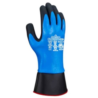 Showa Blue Nylon Work Gloves Cut Resistant Nitrile Coated Size 9 SHOS377C