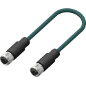 RS PRO Sensor Actuator Cable Female 4 Way Straight to Female 4 Way Straight, 10 m, 250 V 201-7119