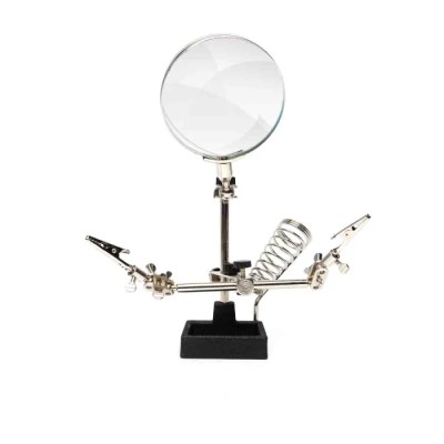 RS PRO Glass Magnifier Heavy Duty Desktop 3x Magnification 90mm Diameter 201-7944