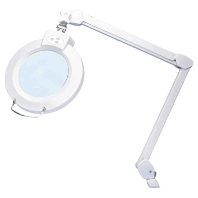 RS PRO LED Magnifying Lamp with Table Clamp Mount 3dpt, 12dpt, 175 mm Lens Diameter 12W 201-7941