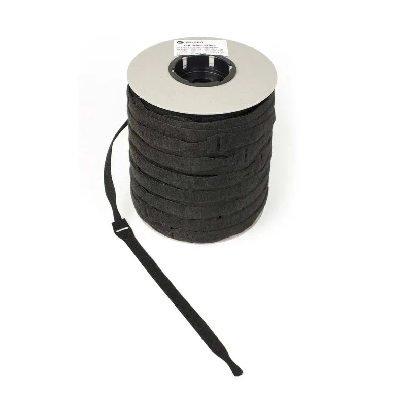 VELCRO® Black Reclosable Fastener 20mm Width x 200mm Length Fire Retardant Polyamide Loop Tape VEL-OW64502