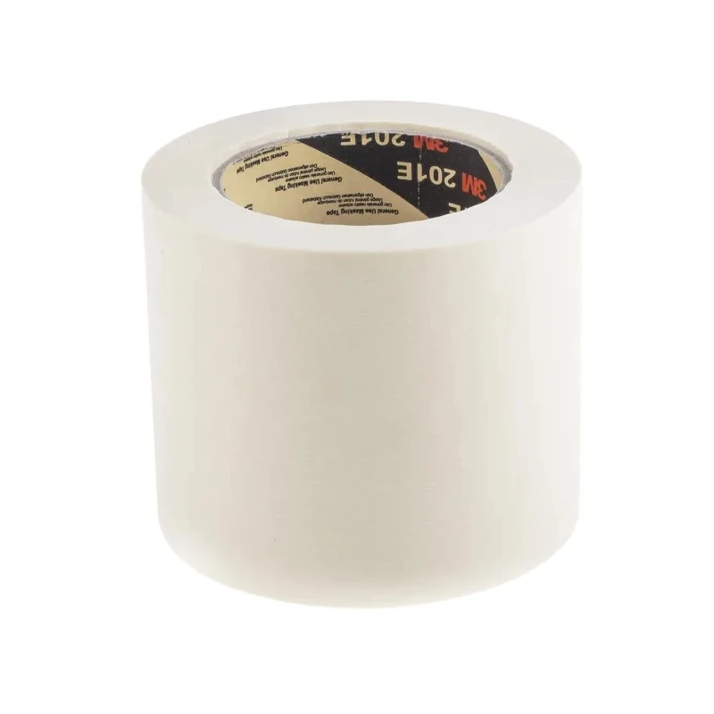 3M 201E Beige Scotch Masking Tape Rubber Adhesive Paper Backing 100mm Width x 50m Length 0.14mm Thickness 201E 100mmx50m