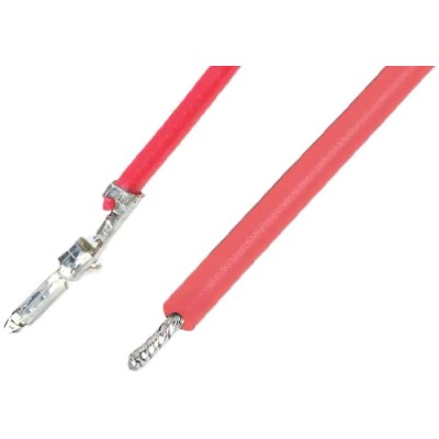 Molex Crimp Wire Pre-Crimped Lead 0.08mm² 300mm, Red, 125V 2149231124