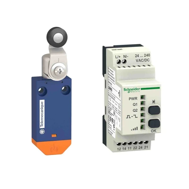 Telemecanique Sensors XCMW Series Roller Lever Limit Switch, SPDT, IP65, Plastic Housing, 240V AC, 3A XCMWD15