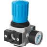 Festo D Series Pneumatic Regulator G 1/8 with Die Cast Zinc Body, 0.5 to 7 Bar Pressure Range LR-1/8-D-7-MINI