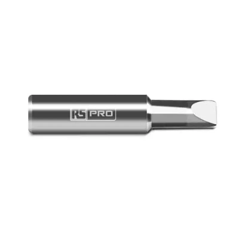 RS PRO 6.5 mm Straight Chisel 7 mm Soldering Iron Tip for Use with RS PRO Soldering Irons 202-4544