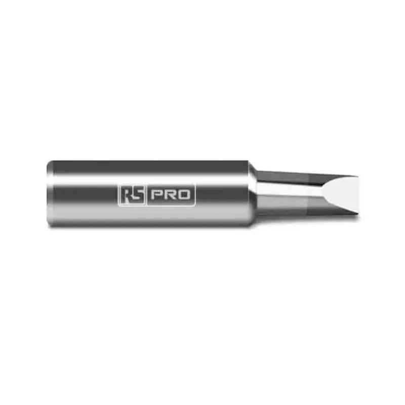RS PRO 4.6 mm Straight Chisel 6 mm Soldering Iron Tip for use with RS PRO Soldering Irons 202-4556