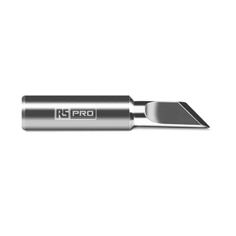 RS PRO 4 mm Straight Knife 10.2 mm Soldering Iron Tip for RS PRO Soldering Irons 202-4558