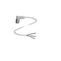Pepperl + Fuchs Sensor Actuator Cable Female 4 Way Right Angle to Unterminated Sensor Cable 5m V1-WV4A-5M-PP-H1