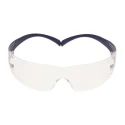 3M SecureFit 200 Safety Glasses, Clear Blue Polycarbonate Lens, Anti-Scratch, UV and IR Protection, Anti-Fog SF201SGAF-BLU