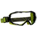 3M GoggleGear Safety Goggles with Clear Polycarbonate Lenses Polypropylene Frame GG6001SGAFGRN