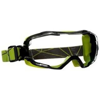 3M GoggleGear Safety Goggles with Clear Polycarbonate Lenses Polypropylene Frame GG6001SGAFGRN