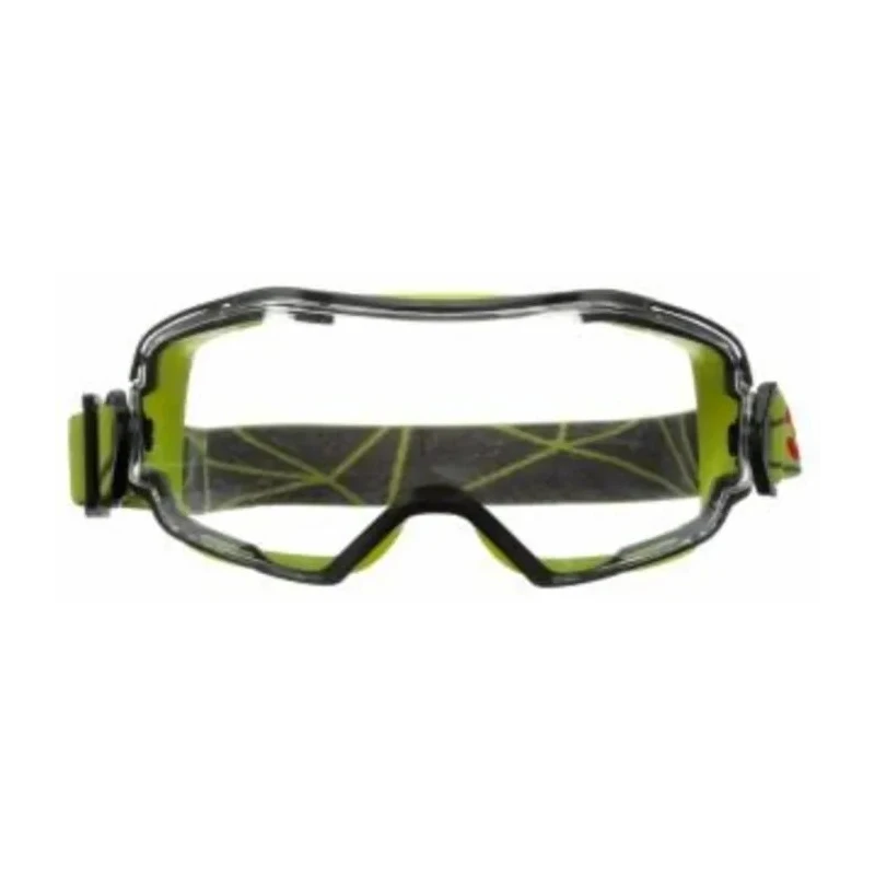 3M GoggleGear Safety Goggles with Clear Polycarbonate Lenses Polypropylene Frame GG6001SGAFGRN