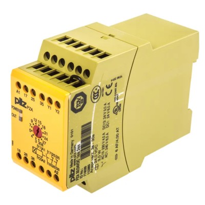 Pilz 24V dc Safety Relay with 1 Safety Contact and 2 Auxiliary Contacts 4.5VA PZA 30 774030