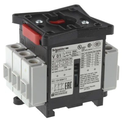 Schneider Electric Switch Disconnector 3-Pole 20A 11A, Plate DIN Rail Mount V01