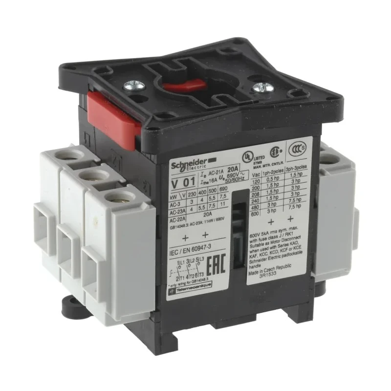 Schneider Electric Switch Disconnector 3-Pole 20A 11A, Plate DIN Rail Mount V01