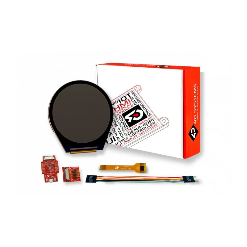 4D Systems pixxiLCD 1.3 inch TFT Graphics Display Development Starter Kit SK-pixxiLCD-13P2