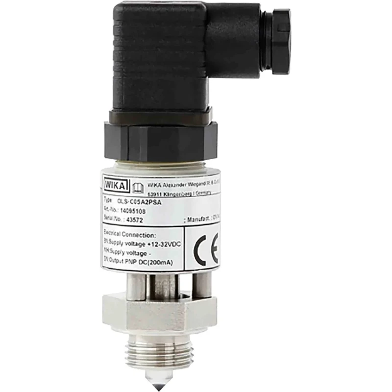 WIKA Optoelectronic Level Sensor Panel Mount Stainless Steel Housing 12-32V DC 40mA 25bar 14241092