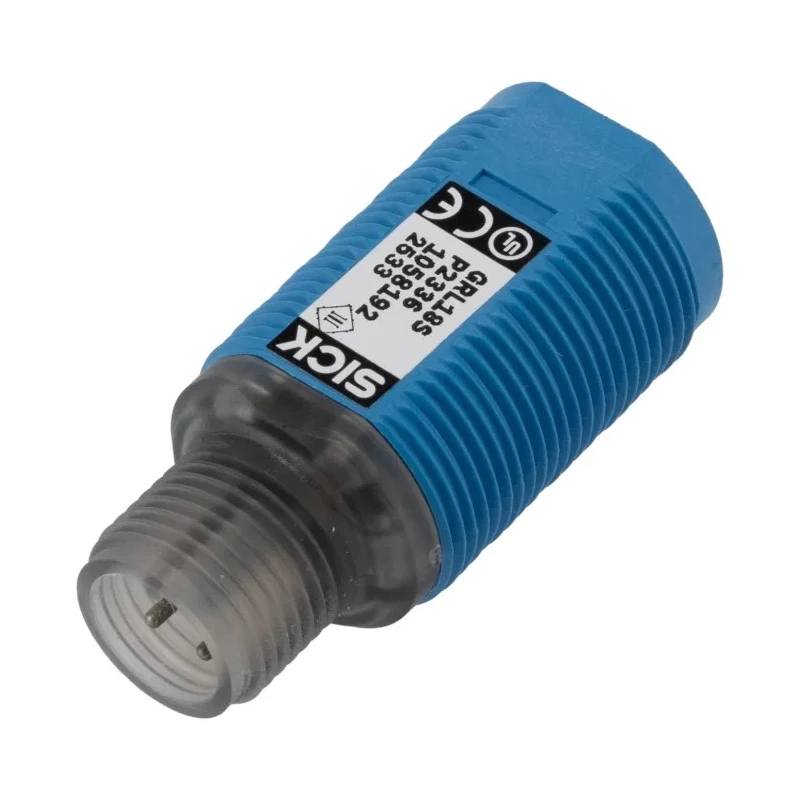 SICK Retroreflective Photoelectric Sensor Barrel Style 7.2 m Detection Range PNP Output IP67 GRL18S-P2336