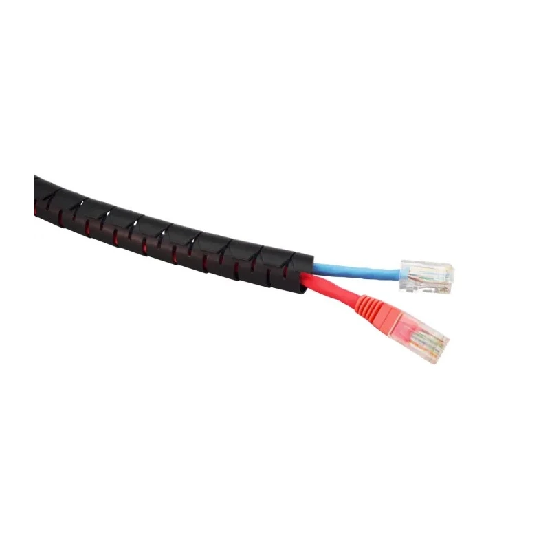 RS PRO Spiral Cable Wrap Black Polypropylene 35 mm Cable Diameter 25 m Length 204-4414