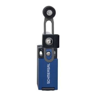 Schmersal Roller Lever Limit Switch PS215-T12-N200 Series, 1 NO/2 NC Contacts, IP66/IP67, Die Cast Zinc Metal 103014998