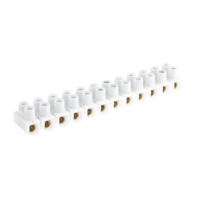 Legrand Terminal Strip 12-Way 16mm² Wire 76A Screw 400V Polypropylene 0 342 27