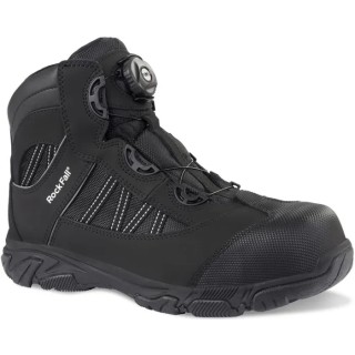 Rockfall Black Non-Metallic Toe Capped Unisex Safety Boots 7 EU 41 Oil Resistant SRC Slip Resistance RF160/007
