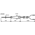 Gossen Metrawatt Temperature Gauge Temperature Probe 3.2 mm Diameter, 600 °C Max GTZ3409000R0001