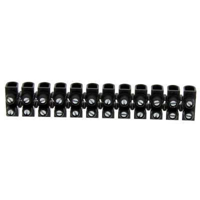 Legrand Terminal Strip 12-Way 6mm² Wire 41A Screw Termination 400V Polypropylene Flush Mount 0 342 13