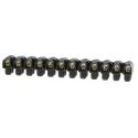 Legrand Terminal Strip 12-Way 6mm² Wire 41A Screw Termination 400V Polypropylene Flush Mount 0 342 13