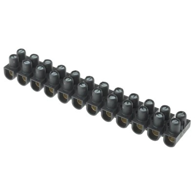 Legrand Terminal Strip 12-Way, 10mm² Wire Size, 57A Current, Screw Termination, Polypropylene Body 0 342 15