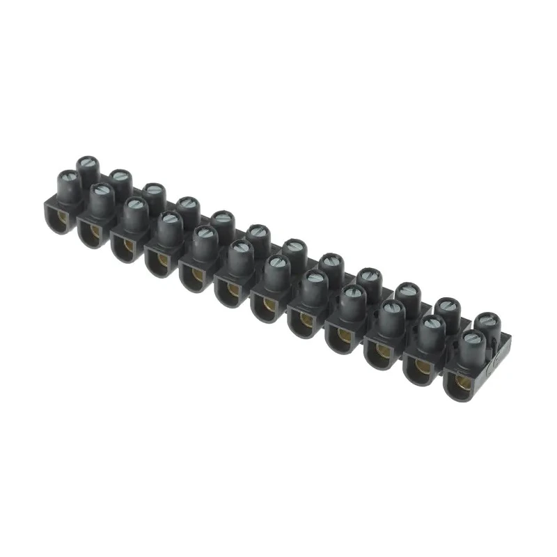 Legrand Terminal Strip 12-Way, 10mm² Wire Size, 57A Current, Screw Termination, Polypropylene Body 0 342 15