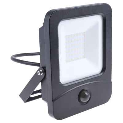 PowerLED Flex-PIR PIR Included Floodlight 2835 LED 30W White 3000 lm IP65 Flex-PIR-30-5K
