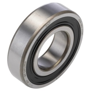 SKF Single Row Deep Groove Ball Bearing 30 mm ID, 62 mm OD, Sheet Metal Cage, Sealed, C3 Clearance 6206-2RS1/C3WT