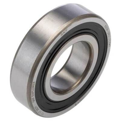 SKF Single Row Deep Groove Ball Bearing 30 mm ID, 62 mm OD, Sheet Metal Cage, Sealed, C3 Clearance 6206-2RS1/C3WT
