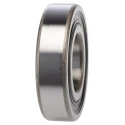 SKF Single Row Deep Groove Ball Bearing 30 mm ID, 62 mm OD, Sheet Metal Cage, Sealed, C3 Clearance 6206-2RS1/C3WT