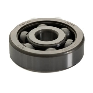SKF Single Row Deep Groove Ball Bearing 17 mm Inside Diameter, 62 mm Outside Diameter, 17 mm Race Width, Sheet Metal 6403/C3