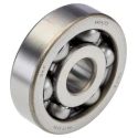 SKF Single Row Deep Groove Ball Bearing 20 mm ID, 72 mm OD, 19 mm Width, Sheet Metal Cage, Steel Balls, Open Type 6404/C3