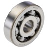 SKF Single Row Deep Groove Ball Bearing 20 mm ID, 72 mm OD, 19 mm Width, Sheet Metal Cage, Steel Balls, Open Type 6404/C3