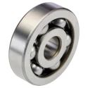 SKF Single Row Deep Groove Ball Bearing 20 mm ID, 72 mm OD, 19 mm Width, Sheet Metal Cage, Steel Balls, Open Type 6404/C3