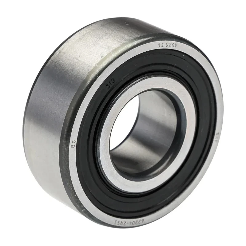 SKF Single Row Deep Groove Ball Bearing 20 mm ID, 47 mm OD, 18 mm Width, Sealed 62204-2RS1