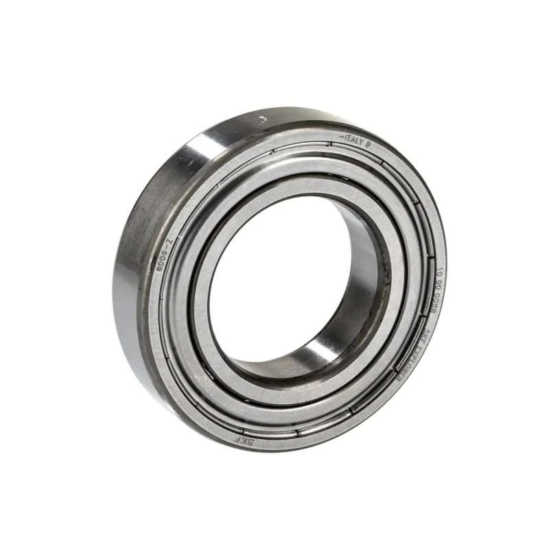 SKF Single Row Deep Groove Ball Bearing 30 mm ID, 55 mm OD, 13 mm Width, Steel Ball, Sheet Metal Cage 6006-Z