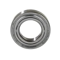 SKF Single Row Deep Groove Ball Bearing 30 mm ID, 55 mm OD, 13 mm Width, Steel Ball, Sheet Metal Cage 6006-Z
