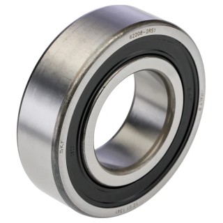 SKF Single Row Deep Groove Ball Bearing 40 mm ID 80 mm OD 23 mm Width Steel Cage Sealed 62208-2RS1